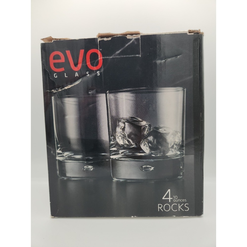 Evo Dining Glasses‎ Set of 4 Dishwasher Safe Home Essentials